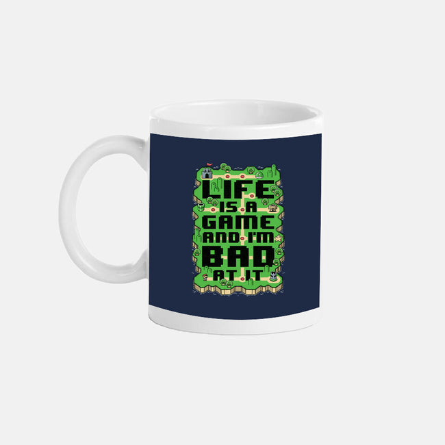 Vintage Game Map Joke-None-Mug-Drinkware-Studio Mootant