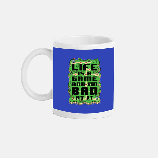 Vintage Game Map Joke-None-Mug-Drinkware-Studio Mootant