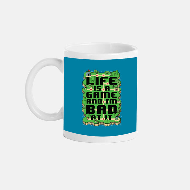 Vintage Game Map Joke-None-Mug-Drinkware-Studio Mootant