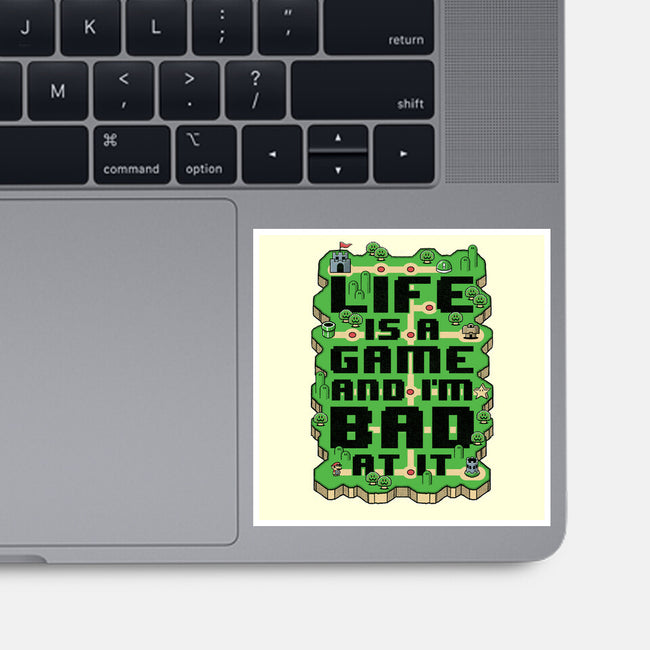 Vintage Game Map Joke-None-Glossy-Sticker-Studio Mootant