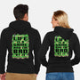 Vintage Game Map Joke-Unisex-Zip-Up-Sweatshirt-Studio Mootant