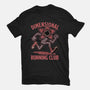 Dimensional Running Monster-Womens-Fitted-Tee-Studio Mootant