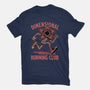 Dimensional Running Monster-Womens-Fitted-Tee-Studio Mootant