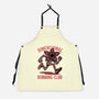 Dimensional Running Monster-Unisex-Kitchen-Apron-Studio Mootant