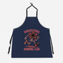 Dimensional Running Monster-Unisex-Kitchen-Apron-Studio Mootant