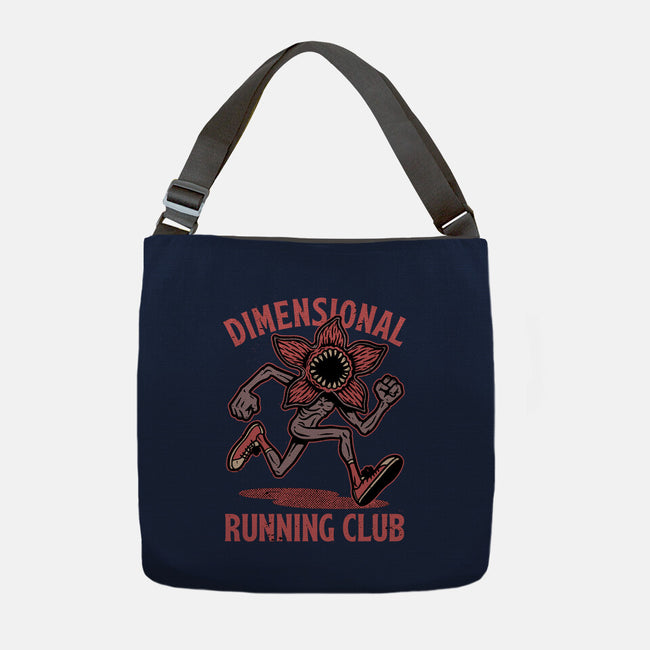Dimensional Running Monster-None-Adjustable Tote-Bag-Studio Mootant