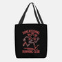 Dimensional Running Monster-None-Basic Tote-Bag-Studio Mootant