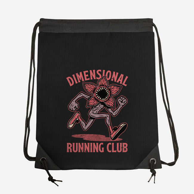 Dimensional Running Monster-None-Drawstring-Bag-Studio Mootant