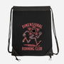 Dimensional Running Monster-None-Drawstring-Bag-Studio Mootant