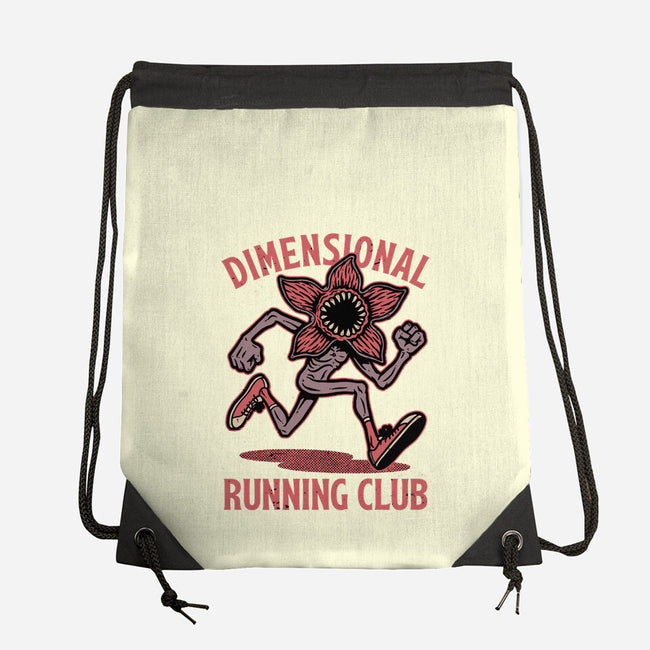 Dimensional Running Monster-None-Drawstring-Bag-Studio Mootant