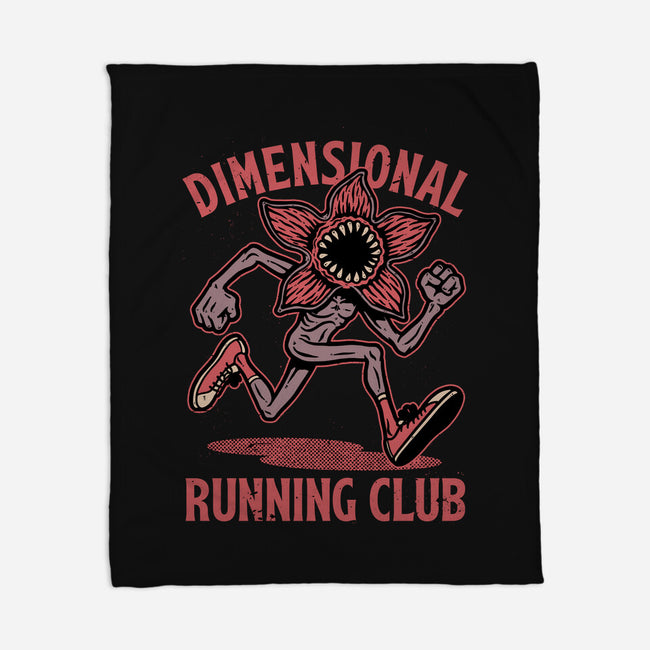 Dimensional Running Monster-None-Fleece-Blanket-Studio Mootant