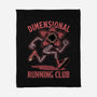 Dimensional Running Monster-None-Fleece-Blanket-Studio Mootant