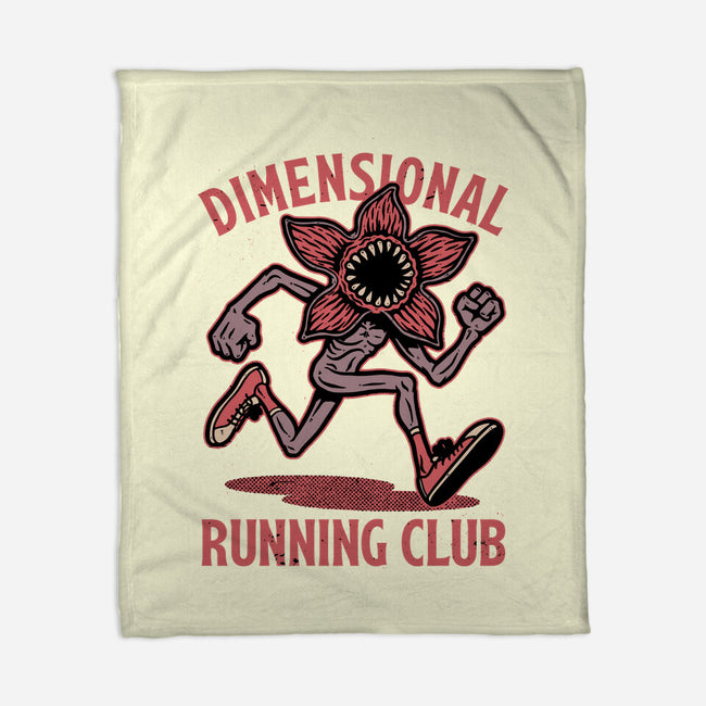 Dimensional Running Monster-None-Fleece-Blanket-Studio Mootant