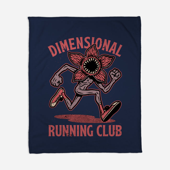 Dimensional Running Monster-None-Fleece-Blanket-Studio Mootant