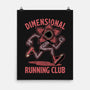 Dimensional Running Monster-None-Matte-Poster-Studio Mootant
