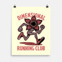 Dimensional Running Monster-None-Matte-Poster-Studio Mootant