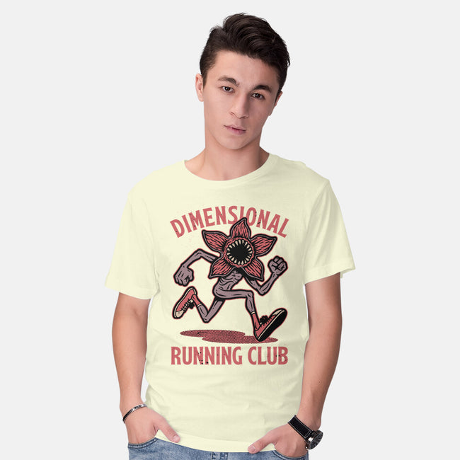 Dimensional Running Monster-Mens-Basic-Tee-Studio Mootant