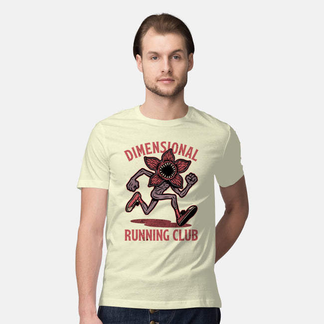 Dimensional Running Monster-Mens-Premium-Tee-Studio Mootant