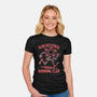 Dimensional Running Monster-Womens-Fitted-Tee-Studio Mootant