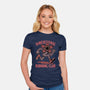Dimensional Running Monster-Womens-Fitted-Tee-Studio Mootant