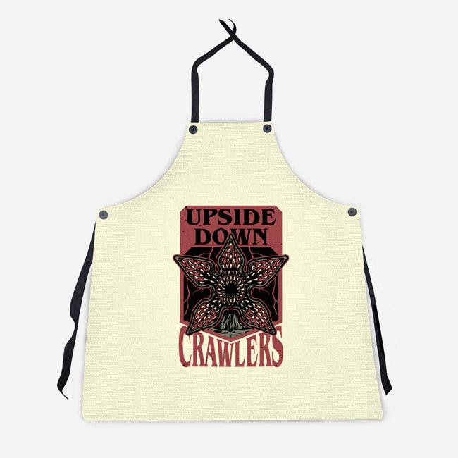 Dimensional Monster Badge-Unisex-Kitchen-Apron-Studio Mootant