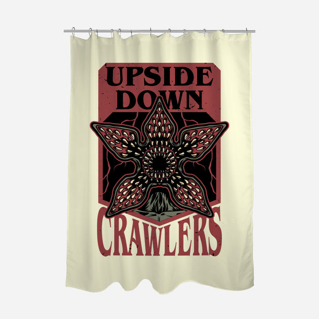 Dimensional Monster Badge-None-Polyester-Shower Curtain-Studio Mootant