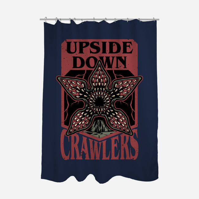 Dimensional Monster Badge-None-Polyester-Shower Curtain-Studio Mootant