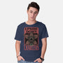 Dimensional Monster Badge-Mens-Basic-Tee-Studio Mootant