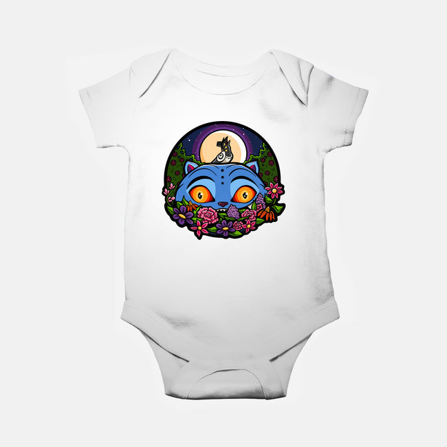 Derpy Tiger And Suspicious Bird-Baby-Basic-Onesie-J Beasley