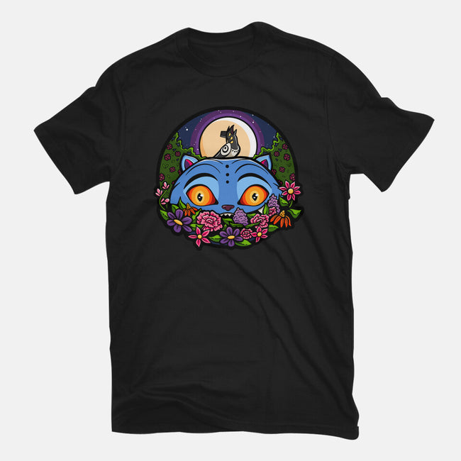 Derpy Tiger And Suspicious Bird-Womens-Fitted-Tee-J Beasley
