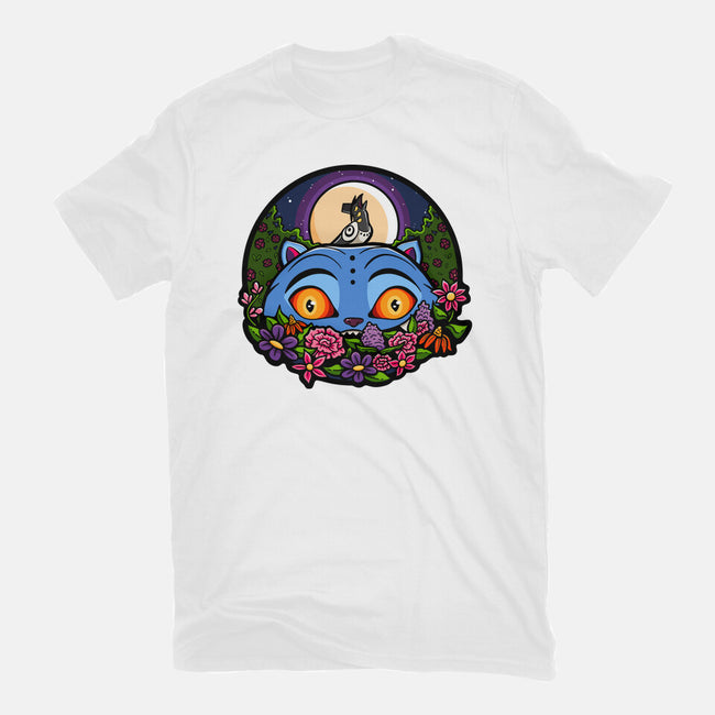 Derpy Tiger And Suspicious Bird-Womens-Basic-Tee-J Beasley