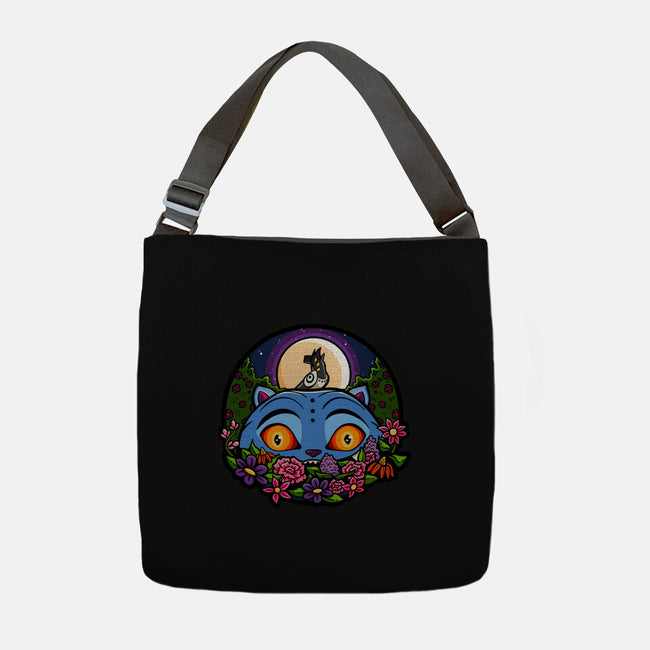 Derpy Tiger And Suspicious Bird-None-Adjustable Tote-Bag-J Beasley