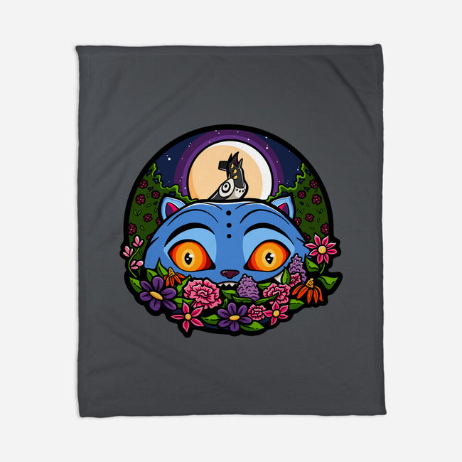 Derpy Tiger And Suspicious Bird-None-Fleece-Blanket-J Beasley