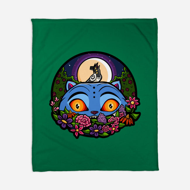 Derpy Tiger And Suspicious Bird-None-Fleece-Blanket-J Beasley