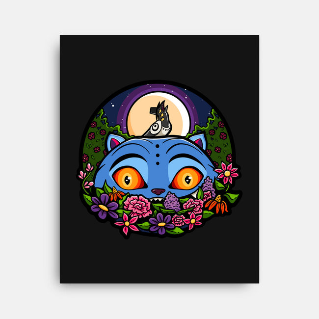 Derpy Tiger And Suspicious Bird-None-Stretched-Canvas-J Beasley