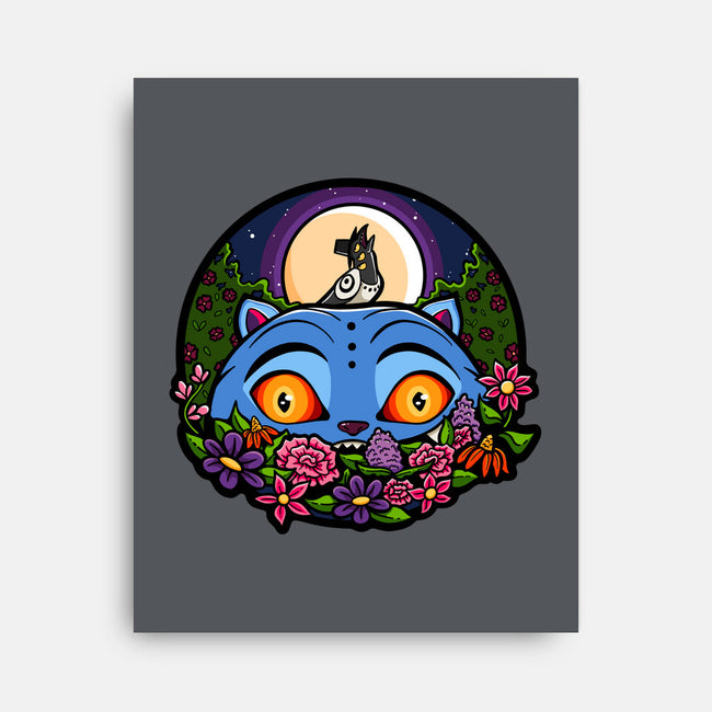 Derpy Tiger And Suspicious Bird-None-Stretched-Canvas-J Beasley