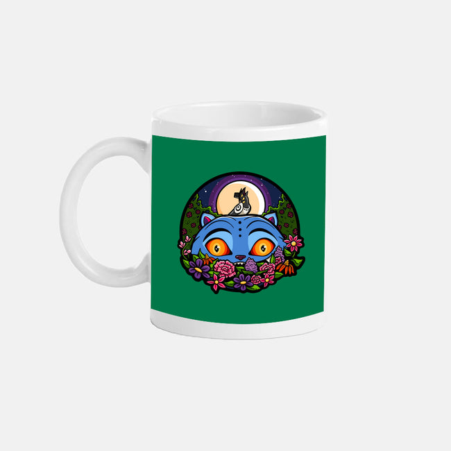 Derpy Tiger And Suspicious Bird-None-Mug-Drinkware-J Beasley