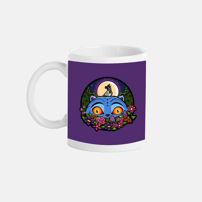 Derpy Tiger And Suspicious Bird-None-Mug-Drinkware-J Beasley