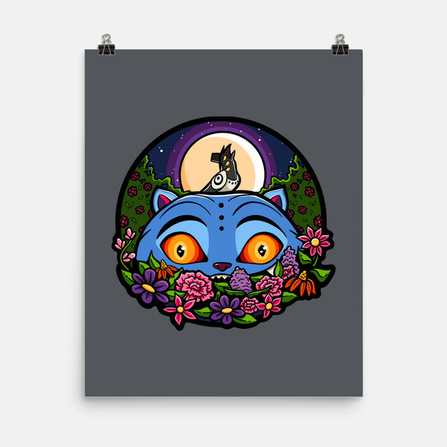 Derpy Tiger And Suspicious Bird-None-Matte-Poster-J Beasley