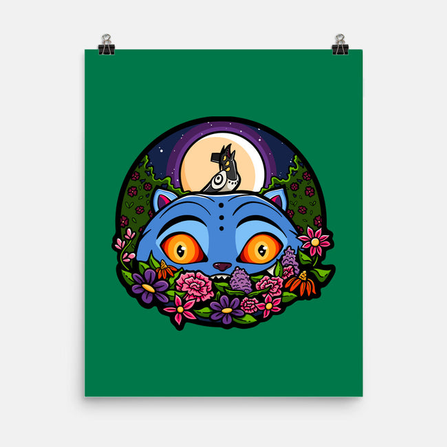 Derpy Tiger And Suspicious Bird-None-Matte-Poster-J Beasley