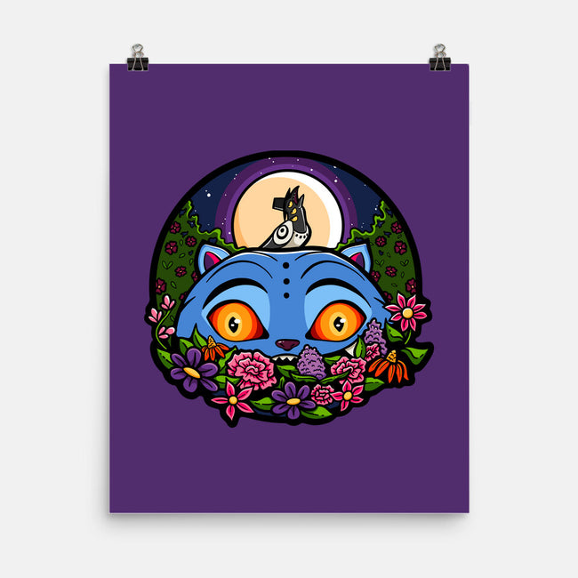 Derpy Tiger And Suspicious Bird-None-Matte-Poster-J Beasley