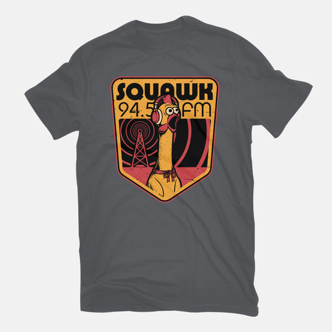Chicken Radio TV Show-Womens-Fitted-Tee-Studio Mootant