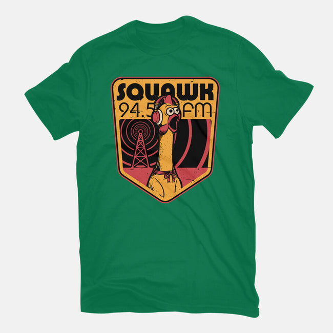 Chicken Radio TV Show-Womens-Fitted-Tee-Studio Mootant
