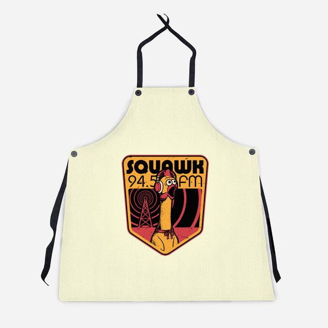 Chicken Radio TV Show-Unisex-Kitchen-Apron-Studio Mootant
