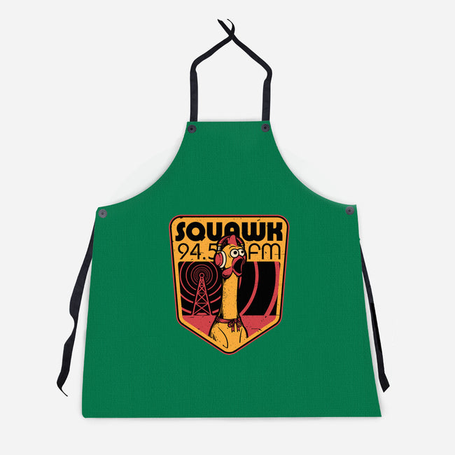Chicken Radio TV Show-Unisex-Kitchen-Apron-Studio Mootant