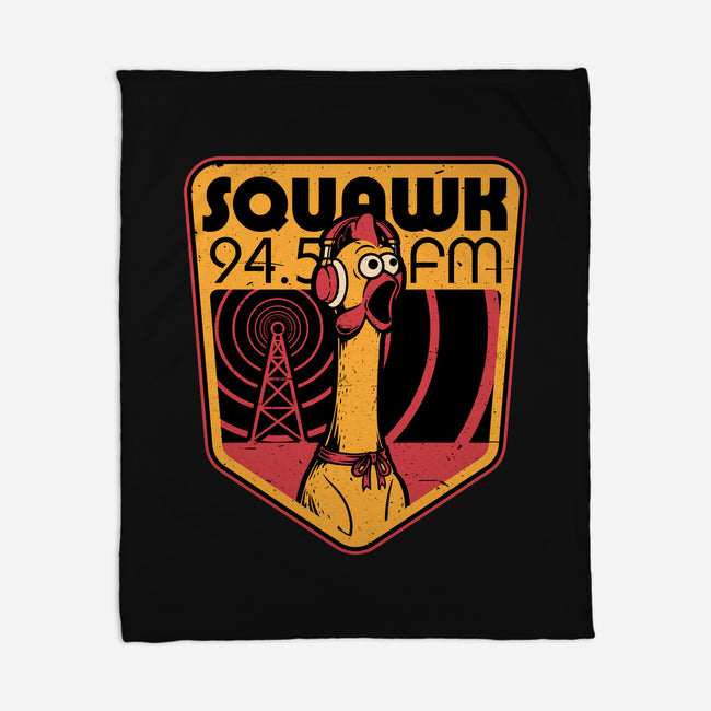 Chicken Radio TV Show-None-Fleece-Blanket-Studio Mootant