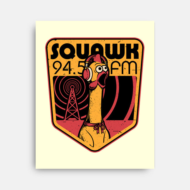 Chicken Radio TV Show-None-Stretched-Canvas-Studio Mootant