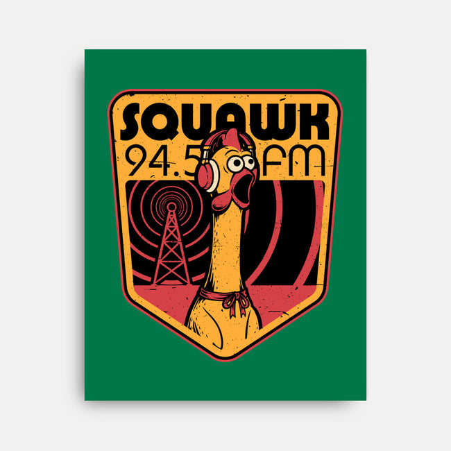 Chicken Radio TV Show-None-Stretched-Canvas-Studio Mootant