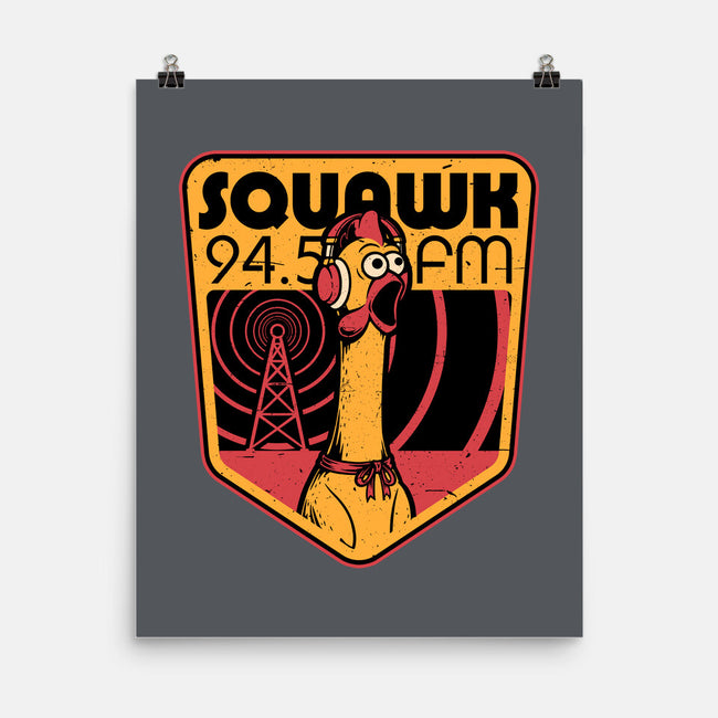 Chicken Radio TV Show-None-Matte-Poster-Studio Mootant