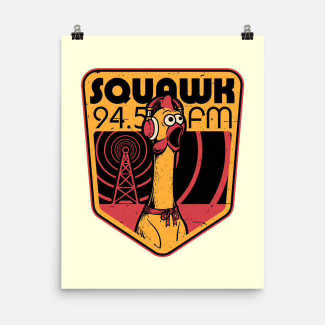 Chicken Radio TV Show-None-Matte-Poster-Studio Mootant